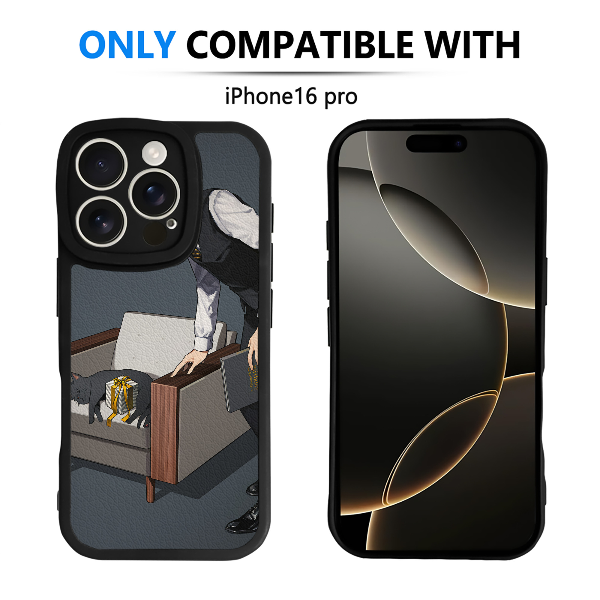 （画像用） ハイキュー!! Haikyu!! 【iPhone 16シリーズ対応】シリコンスマホケース（レザー調） 材質：シリコン